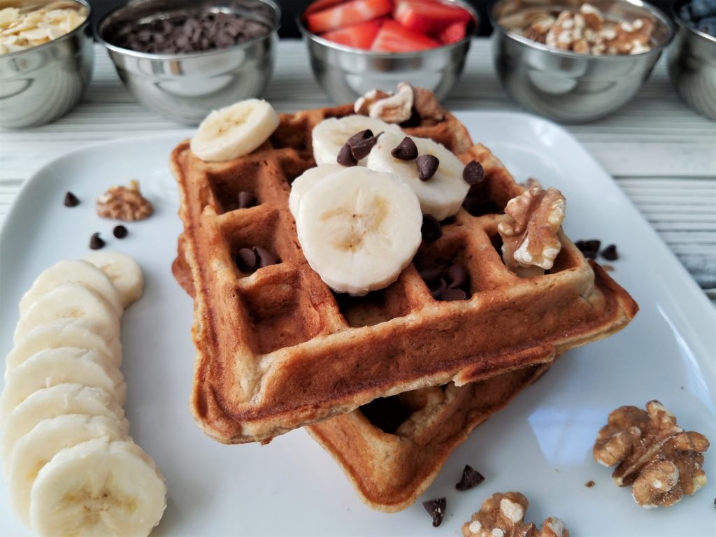 banana bread waffles